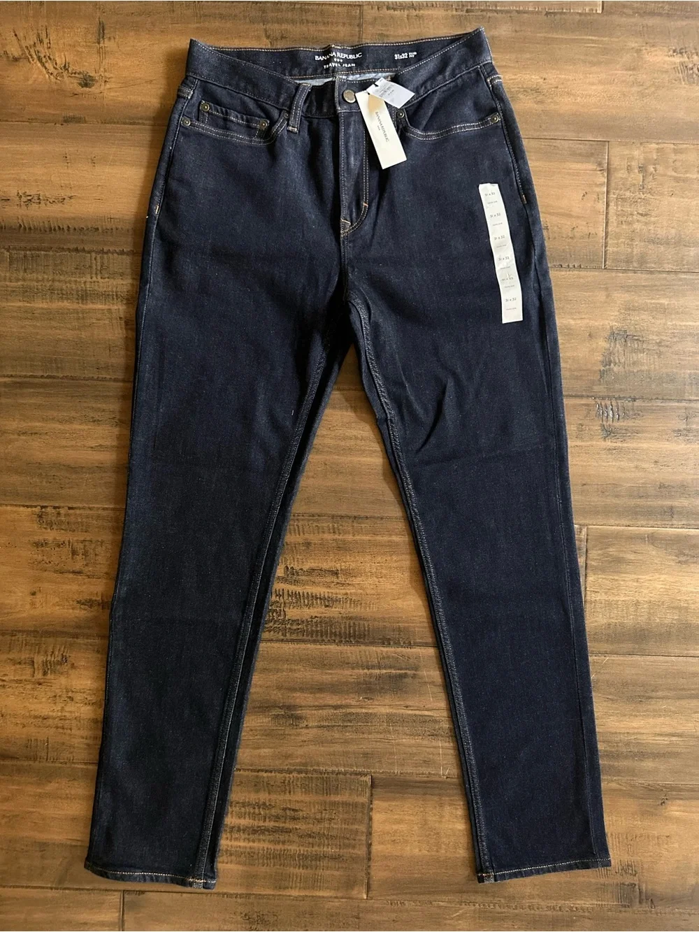 Banana Republic Men’s Dark Travel Slim Jeans